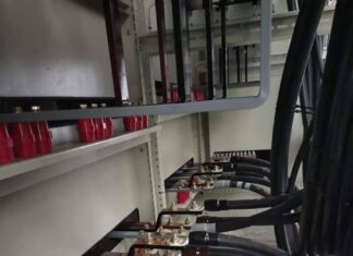 การติดตั้งสายไฟแรงดันต่ำและตู้ MDB